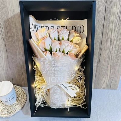 قیمت خوب گل رز کریسمس لاله بوکت گل شبیه سازی شده اعتراف تولد هدیه تولید کننده هدیه گلدان عمده آنلاین