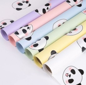قیمت خوب 56*56cm Xiongdundun کاغذ بسته بندی ضد آب گل گل برای بسته بندی گل فروشی آنلاین