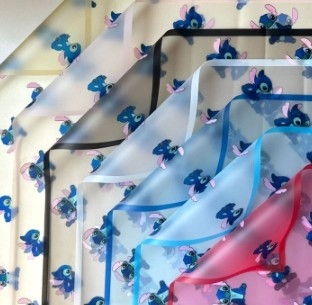 جادو کناره مه صورت کره ای سو کاغذ کارتون بخیه گل بسته بندی کاغذ