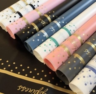 قیمت خوب کاغذ کوچولو خوش شانس کره ای سو ضد آب کاغذ بسته بندی گل آنلاین