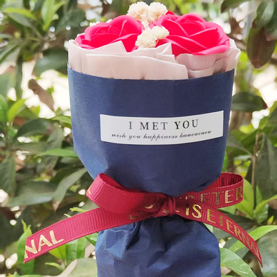 قیمت خوب بوکت گل صابون مینی Baby's Breath Rose، هدیه تولد، سوغاتی، تزئینات و زیورآلات ماشین آنلاین