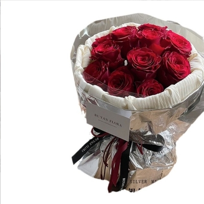 قیمت خوب کاغذ پوشک گل آینه نقره ای، کاغذ روشن نقره ای بازتاب دهنده، فیلم لاستیک PVC، بسته بندی خلاق هنر گل های موج آب آنلاین