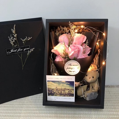 قیمت خوب جعبه هدیه ی خرس گل رز بزرگ فروشی مرزی، هدیه ی تولد عملی برای روز معلمان، جعبه ی هدیه ی صمیمانه، برای دوست دخترت آنلاین