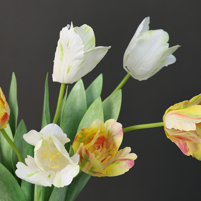 قیمت خوب چاپ سه بعدی از گل های شبیه سازی شده لاله برای تزئینات خانگی فرانسه، آرایش گل، تزئینات عروسی و لوازم جانبی آنلاین