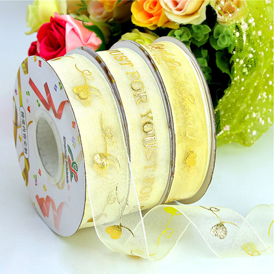 قیمت خوب Hot Stamping Rice Gauze Hair Accessories for Birthday Gift Goddess's Day عروسی اعتراف پیشنهاد و تزئین گل آنلاین