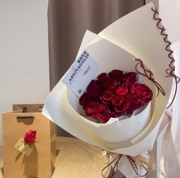57*57 سانتی متر کرافت کاغذ اینترنت سبک باله مشهور DIY گل گل بسته بندی کاغذ