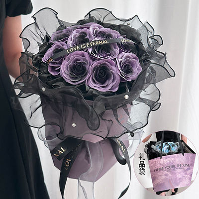 قیمت خوب عمده فروشی بوکت های صابون جمی گل آلو، هدیه روز معلمان و روز ولنتاین، هدیه تولد، گل های نگهداریده شده و بوکت های گل رز آنلاین