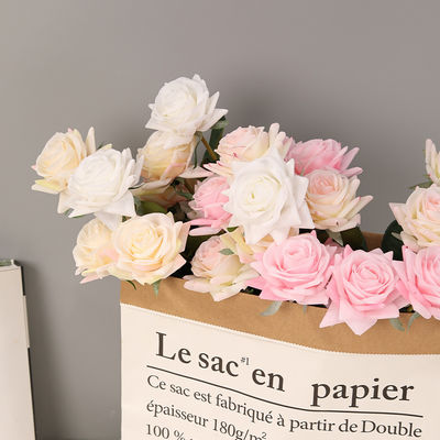 قیمت خوب بافت گل شبیه سازی شده مرطوب کننده گل رز دکوراسیون عروسی خانه دکوراسیون اتاق نشیمن گل ابریشم گل گل مزخرف گل رز آنلاین