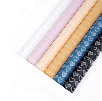 قیمت خوب کاغذ بسته بندی گل ضد آب ضخیم شده 56*56 سانتی متر زمان ارسال 30-45 روز برای DIY اعلامیه های عاشقانه روز ولنتاین آنلاین