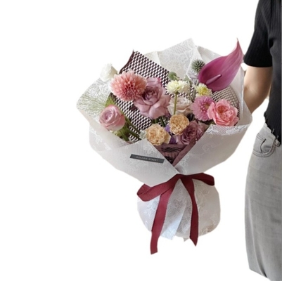 قیمت خوب کاغذ بسته بندی بوکت OPP مواد بسته بندی گل شفاف مات / Nosa آنلاین