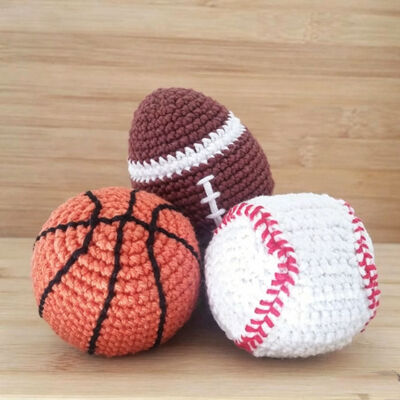 قیمت خوب Amigurumi Soft Toys Baseball Hats Baby Boy Crochet Faceless Doll Handmade Dolls آنلاین