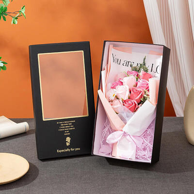 قیمت خوب گل رز صابون گل بوکت با جعبه هدیه پنجره تمیز کردن صابون گل رز خلاق هدیه کوچک برای تولد عروسی ولنتاین کریسمس تعطیلات عمده فروشی آنلاین