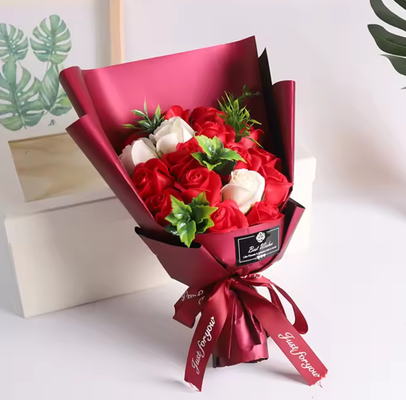 قیمت خوب هدیه روز مادر دسته گل صابون رز مصنوعی هدیه روز ولنتاین برای زنان آنلاین