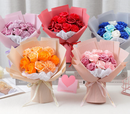 قیمت خوب فروش گرم صابون گل گلدان برای روز مادر هدیه روز ولنتاین آنلاین