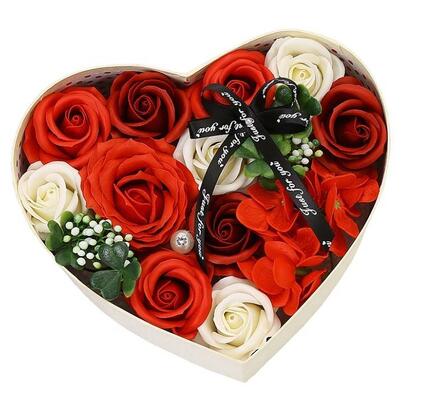 قیمت خوب عمده فروشی صابون دست ساز هدیه روز ولنتاین عمده فروشی لوگو سفارشی بسته بندی صابون هدیه با انتخاب چند رنگ آنلاین