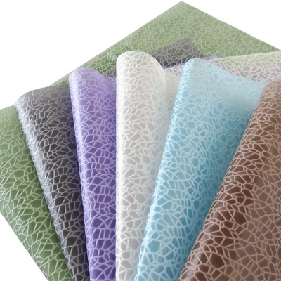 قیمت خوب کاغذ بسته بندی هدیه 100% پلی استر 85GSM سه بعدی برجسته کاغذ بسته بندی 60 فوت مربعی آنلاین